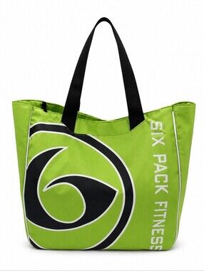 6 Pack Fitness Prodigy Camille Meal Management Tote Lime Green/Black